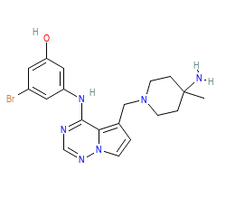 2D structure of the orthosteric ligand
