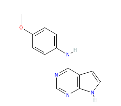 2D structure of the orthosteric ligand