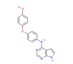 2D structure of the orthosteric ligand