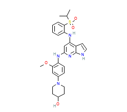 2D structure of the orthosteric ligand
