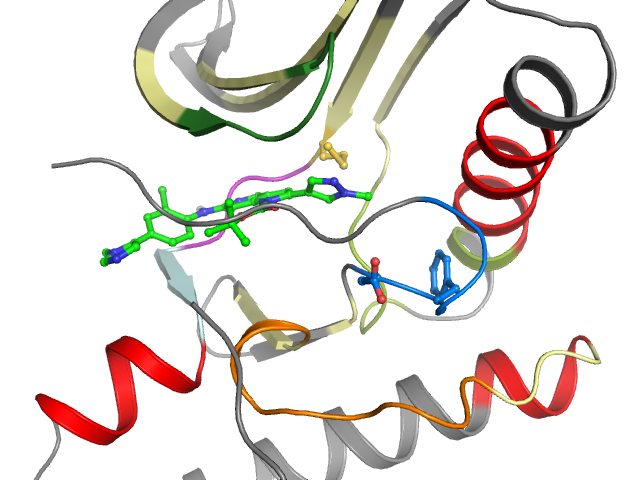 The orthosteric binding pocket