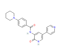 2D structure of the orthosteric ligand