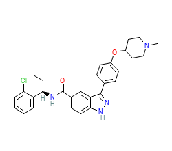 2D structure of the orthosteric ligand