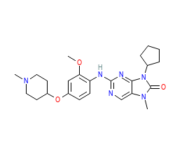2D structure of the orthosteric ligand