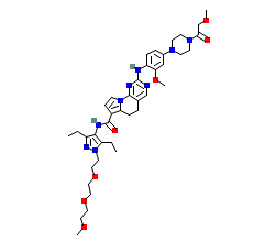 2D structure of the orthosteric ligand