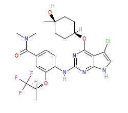 2D structure of the orthosteric ligand
