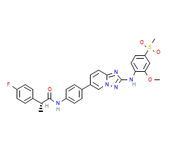2D structure of the orthosteric ligand