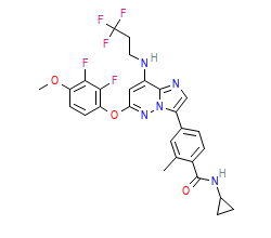 2D structure of the orthosteric ligand
