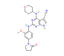 2D structure of the orthosteric ligand