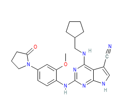 2D structure of the orthosteric ligand