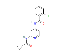 2D structure of the allostericligand