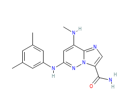 2D structure of the orthosteric ligand