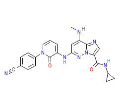 2D structure of the orthosteric ligand