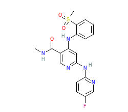 2D structure of the orthosteric ligand