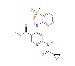 2D structure of the orthosteric ligand
