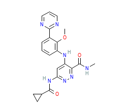 2D structure of the orthosteric ligand