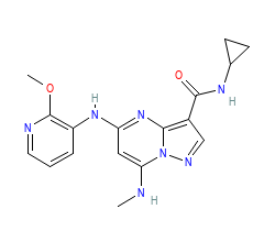 2D structure of the orthosteric ligand