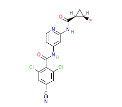2D structure of the orthosteric ligand