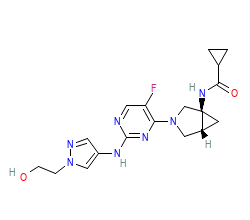 2D structure of the orthosteric ligand