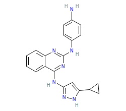 2D structure of the orthosteric ligand