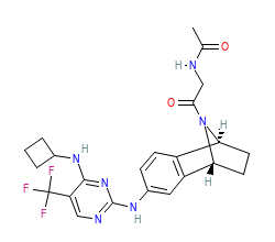 2D structure of the orthosteric ligand