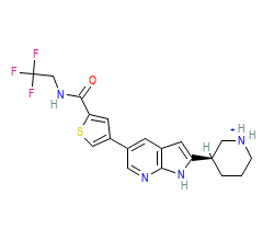2D structure of the orthosteric ligand