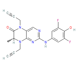2D structure of the orthosteric ligand