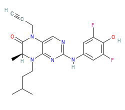 2D structure of the orthosteric ligand