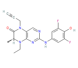 2D structure of the orthosteric ligand