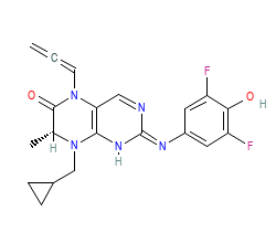 2D structure of the orthosteric ligand