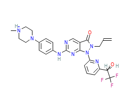 2D structure of the orthosteric ligand