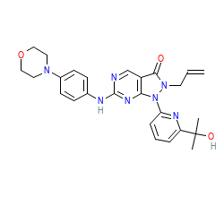 2D structure of the orthosteric ligand