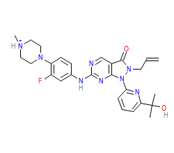 2D structure of the orthosteric ligand