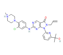 2D structure of the orthosteric ligand