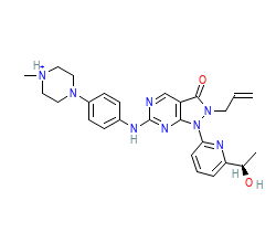 2D structure of the orthosteric ligand