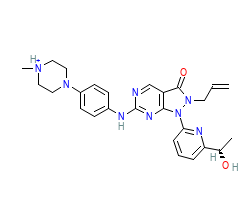 2D structure of the orthosteric ligand