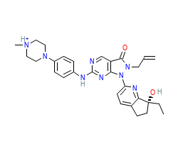 2D structure of the orthosteric ligand