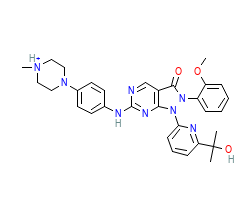 2D structure of the orthosteric ligand
