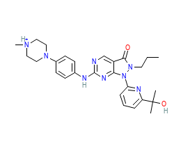 2D structure of the orthosteric ligand