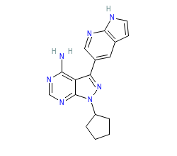 2D structure of the orthosteric ligand