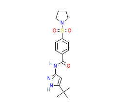 2D structure of the orthosteric ligand