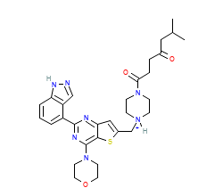 2D structure of the orthosteric ligand