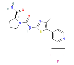2D structure of the orthosteric ligand