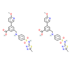 2D structure of the allostericligand
