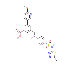 2D structure of the orthosteric ligand