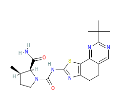 2D structure of the orthosteric ligand