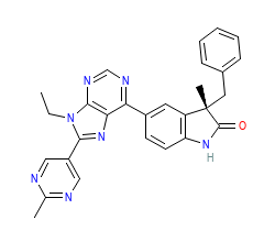 2D structure of the orthosteric ligand