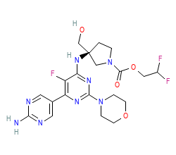 2D structure of the orthosteric ligand