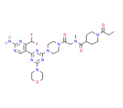 2D structure of the orthosteric ligand