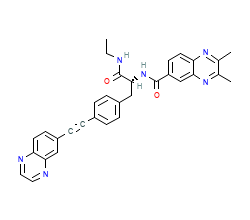 2D structure of the orthosteric ligand